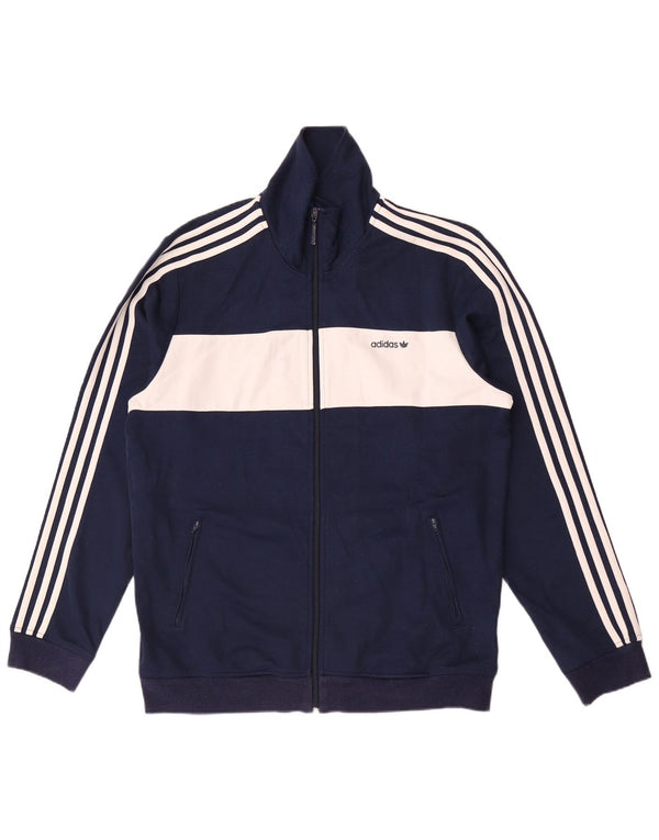 Adidas Træningsdragt til mænd Topjakke Medium Marineblå Colourblock Sports