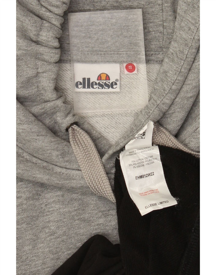 Ellesse Herre hættetrøje Jumper Lille Grå Colourblock Bomuld