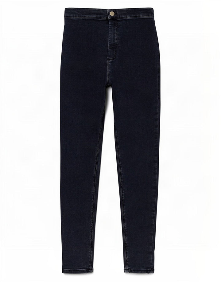 Topshop Dame Skinny Jeans W32 L28 Marineblå Polyester