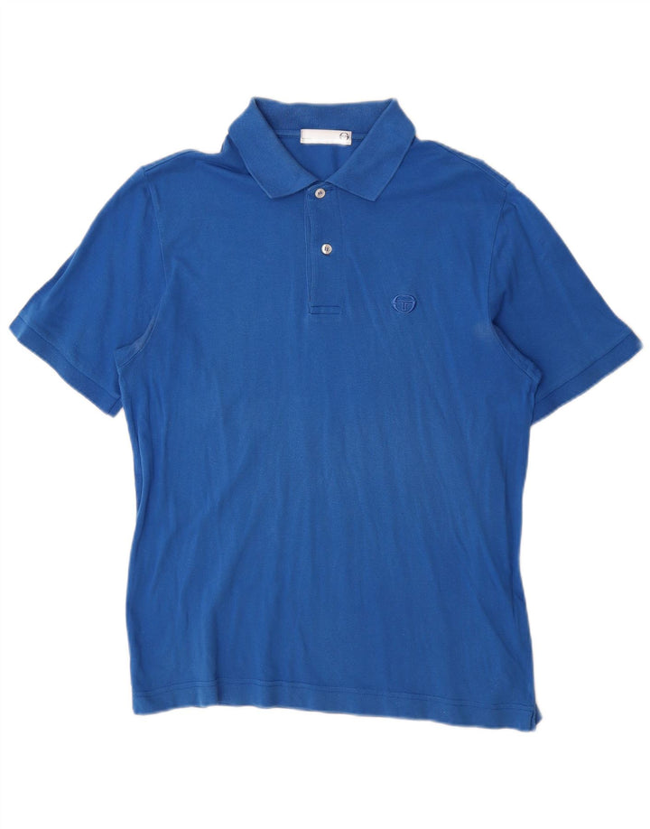 Sergio Tacchini Herre poloshirt IT 46 Lille Blå