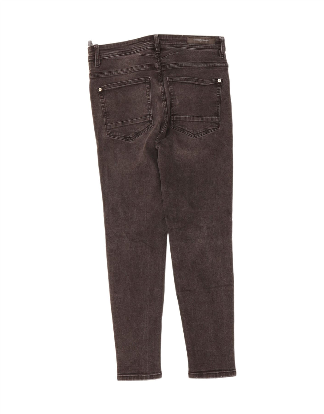 ZARA Mens Distressed Slim Jeans EU 42 Large W32 L27 Black Cotton Vintage Zara and Second-Hand Zara from Messina Hembry 