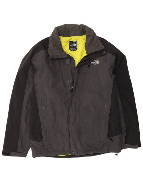 The North Face Herre Windbreaker Jacket UK 38 Medium Grey Colourblock Nylon