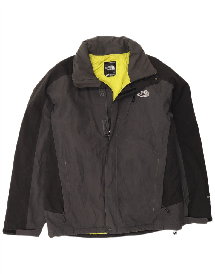 The North Face Herre Windbreaker Jacket UK 38 Medium Grey Colourblock Nylon