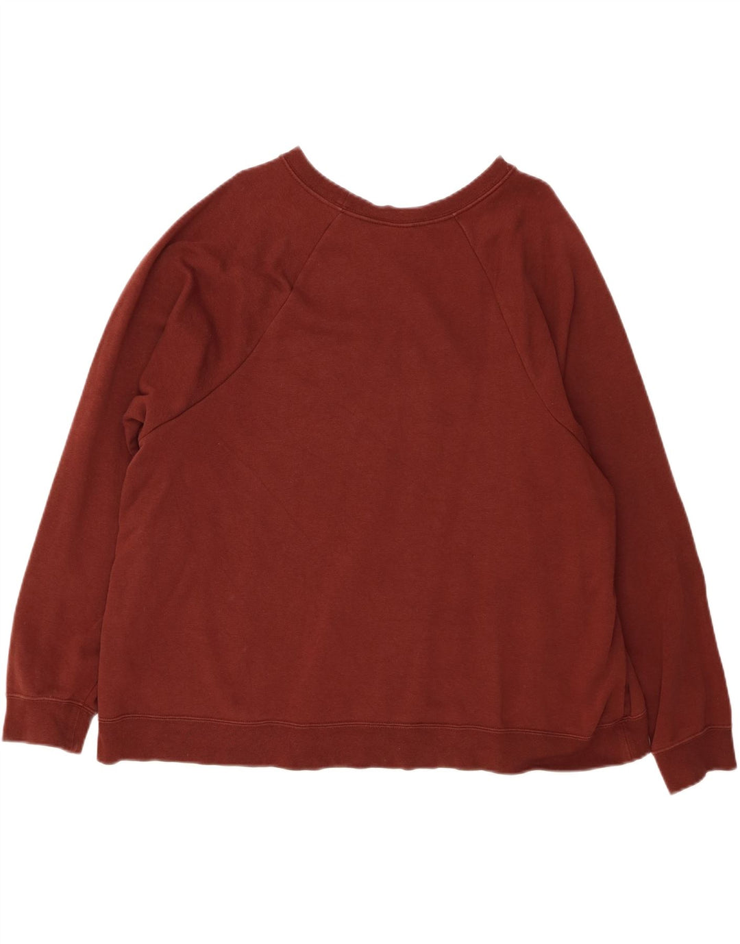 NIKE Mens Oversized Sweatshirt Jumper XL Brown Cotton Vintage Nike and Second-Hand Nike from Messina Hembry 