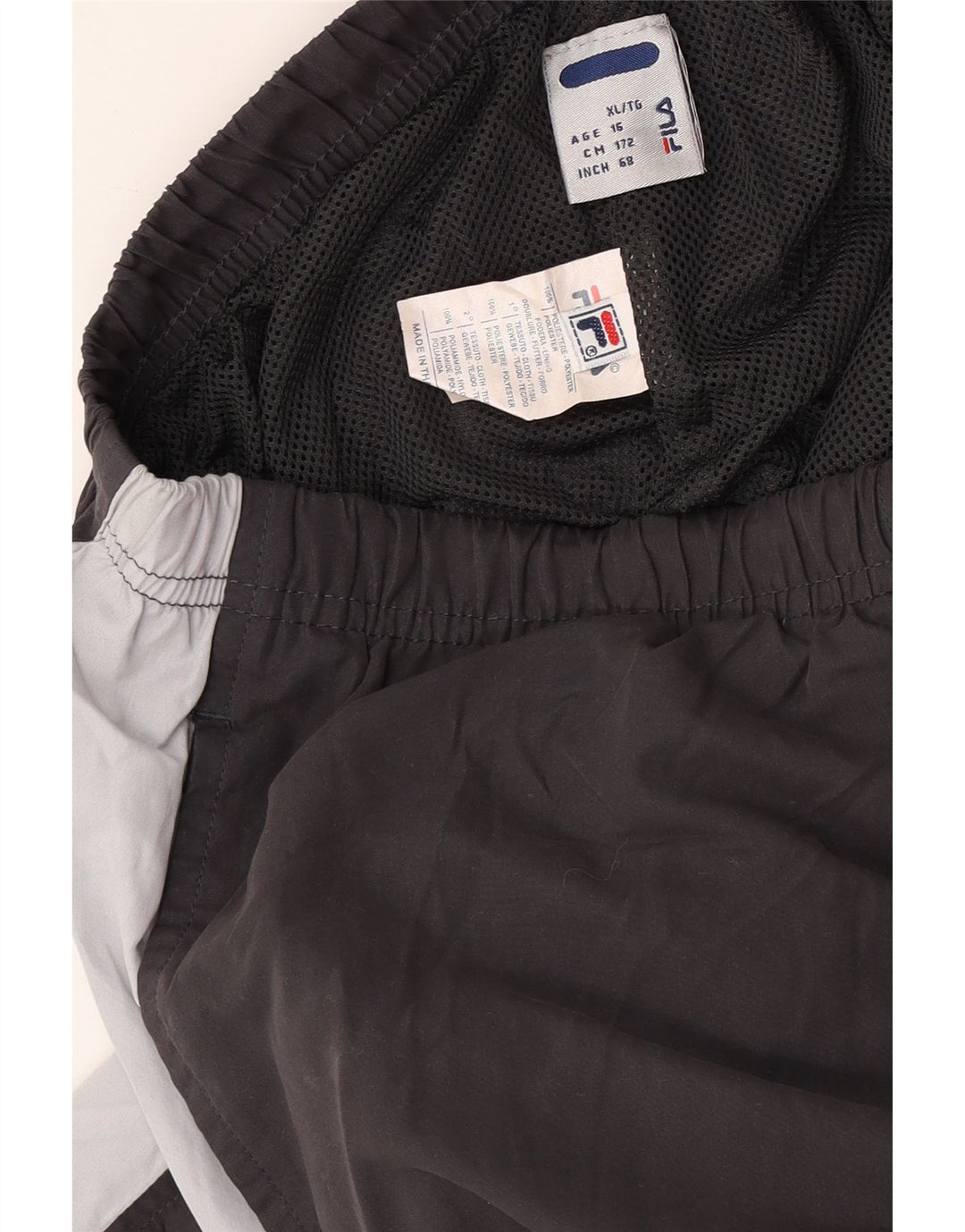 FILA Graphic Tracksuit Bukser Joggers 15-16 år Grå Colourblock