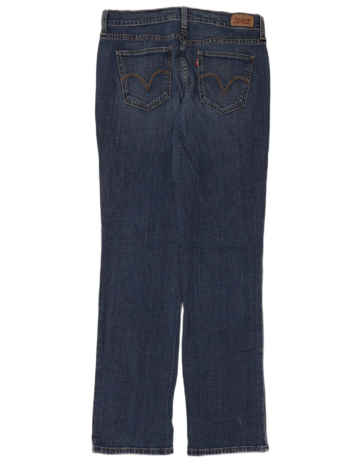 Levi's Dame 505 lige jeans US 6 Medium W28 L32 Marineblå Bomuld