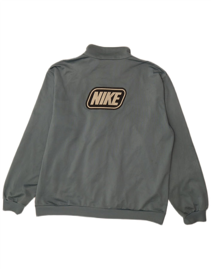 Nike Grafisk træningsdragt topjakke til mænd UK 42/44 Stor blå farveblok