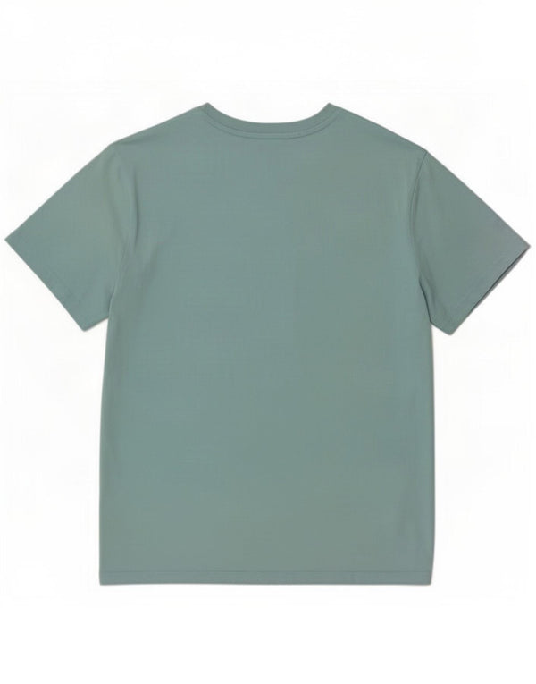 Champion Herre T-shirt Top Medium Blue Colourblock Bomuld