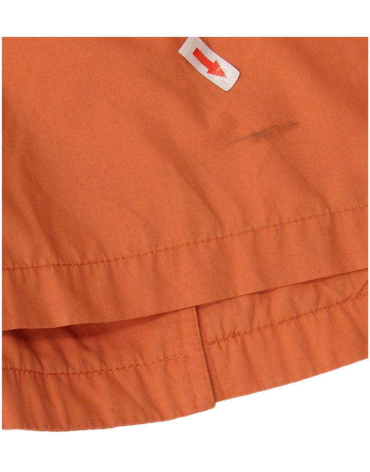 Vintage regnfrakke til kvinder UK 18 XL orange polyester