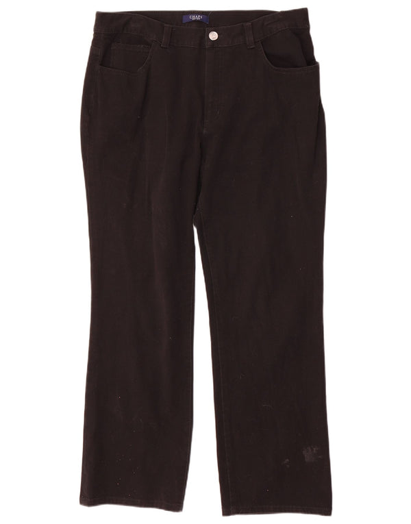 Chaps Lige Casual Bukser til kvinder US 12 Large W32 L28 Sort Bomuld