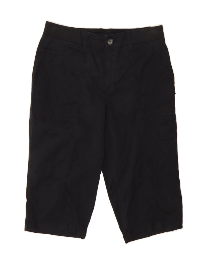 LEE Womens Mid Rise Relaxed Fit Bermuda Shorts US 10 Large W32 Black Vintage Lee and Second-Hand Lee from Messina Hembry 