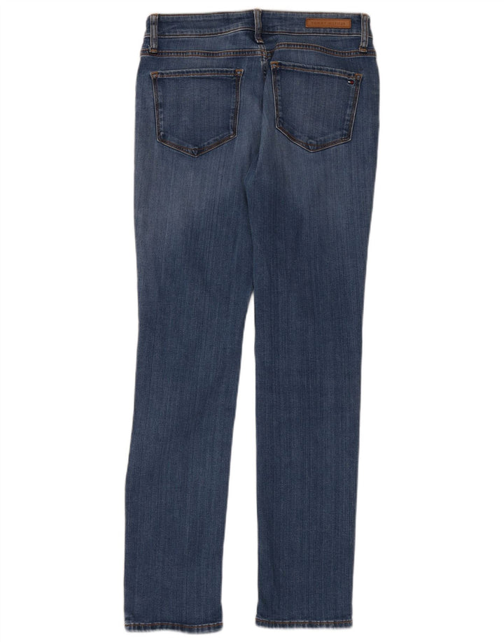 Tommy Hilfiger Dame Rom Straight Jeans W30 L32 Blå