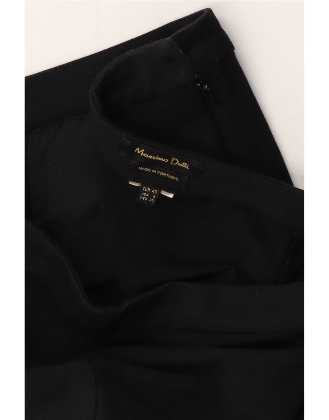 Massimo Dutti Dame Skinny Cropped Trousers EU 40 Medium W30 L24 Black
