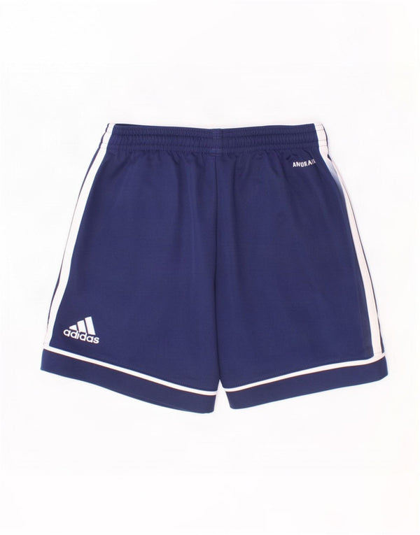 Adidas Boys Aeroready Sports Shorts 7-8 år Navy Blue Polyester