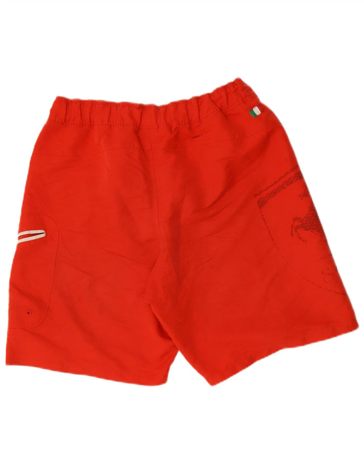 Puma Herre Ferrari grafiske svømmeshorts Medium Rød Polyester