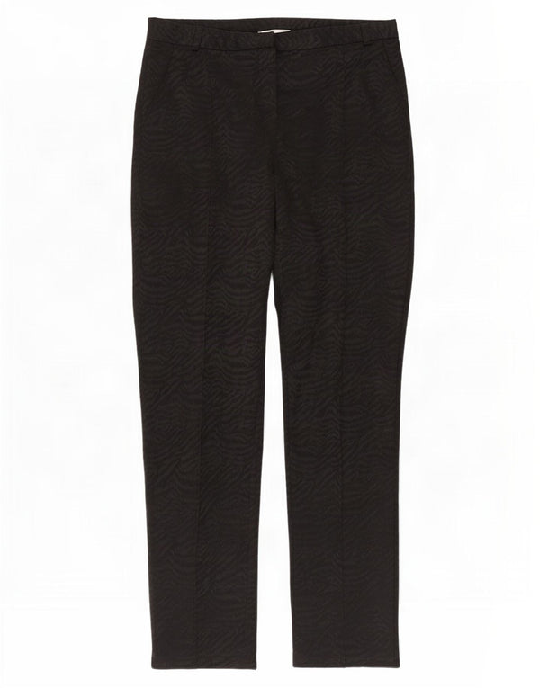 Topshop jakkesæt til kvinder UK 10 Small W28 L29 Sort dyreprint