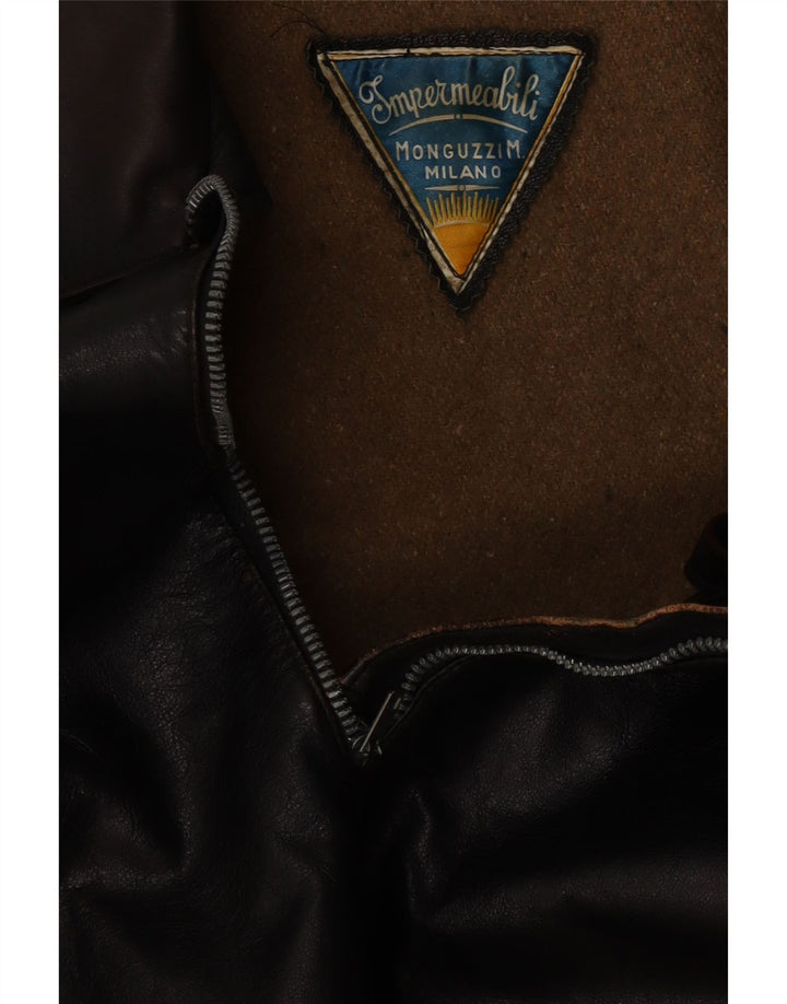 Vintage herre læderjakke UK 38 Medium Black