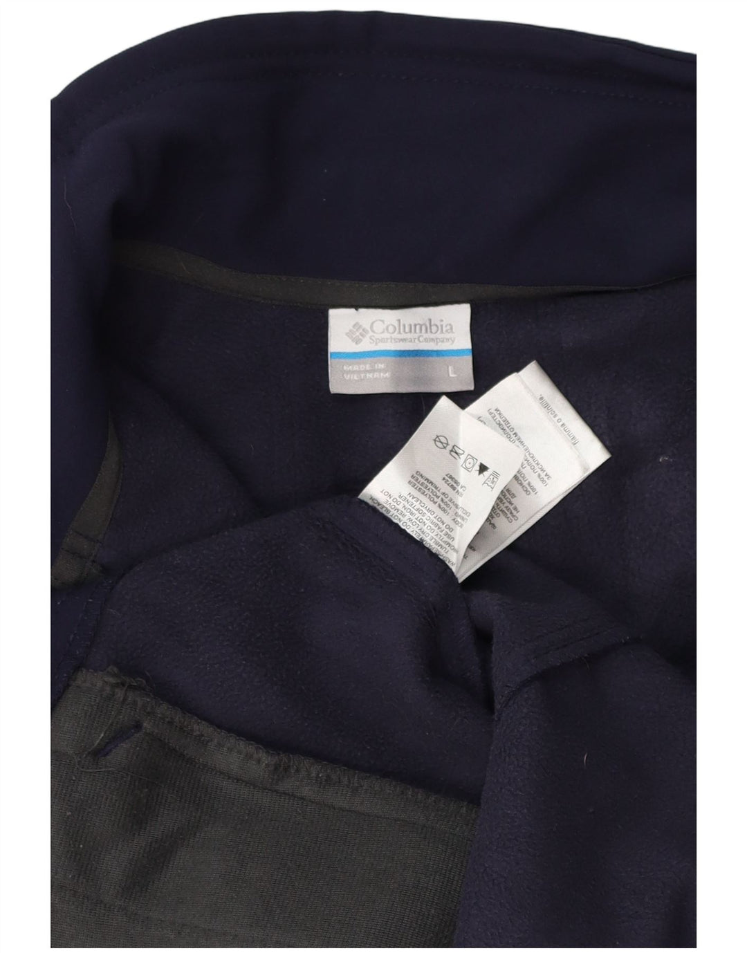 COLUMBIA Womens Omni-Shield Bomber Jacket UK 16 Large Navy Blue Polyester