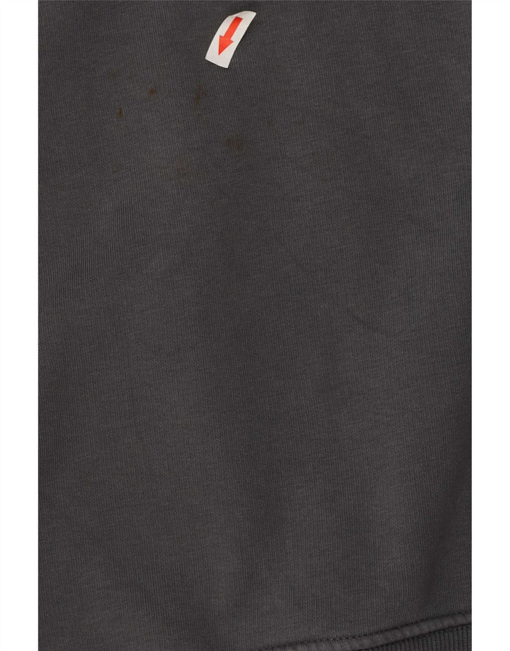 Alpha Industries Grafisk sweatshirt til mænd, lille grå bomuld