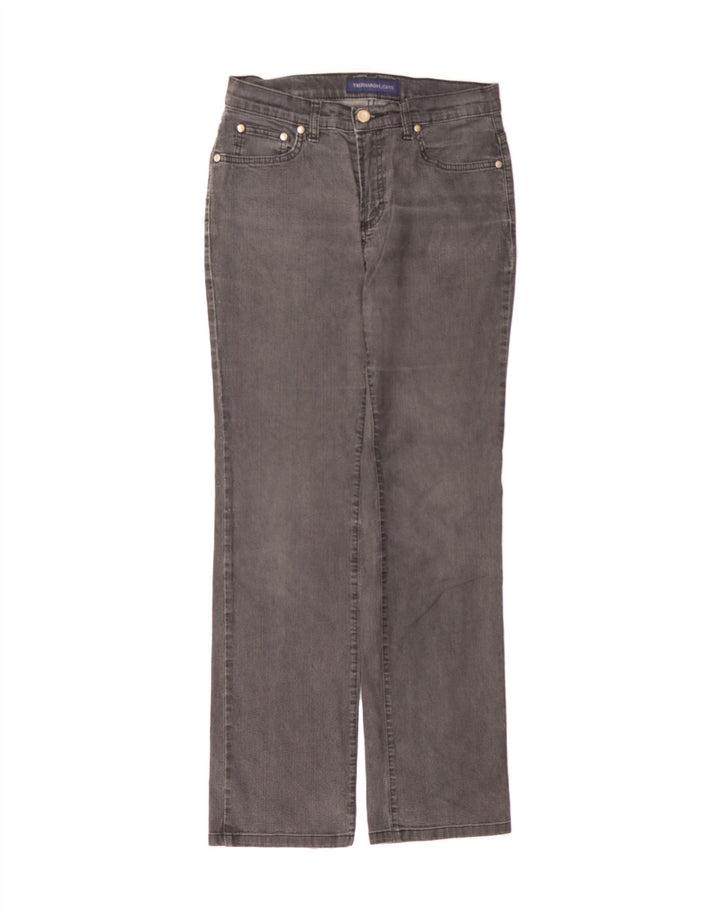 TRUSSARDI Womens Straight Jeans W27 L30 Grey Cotton Vintage Trussardi and Second-Hand Trussardi from Messina Hembry 