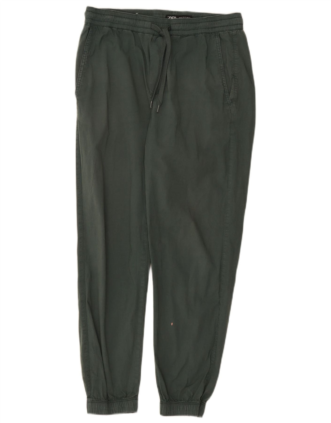 Zara Dame joggerbukser Medium W28 L26 Grøn Bomuld