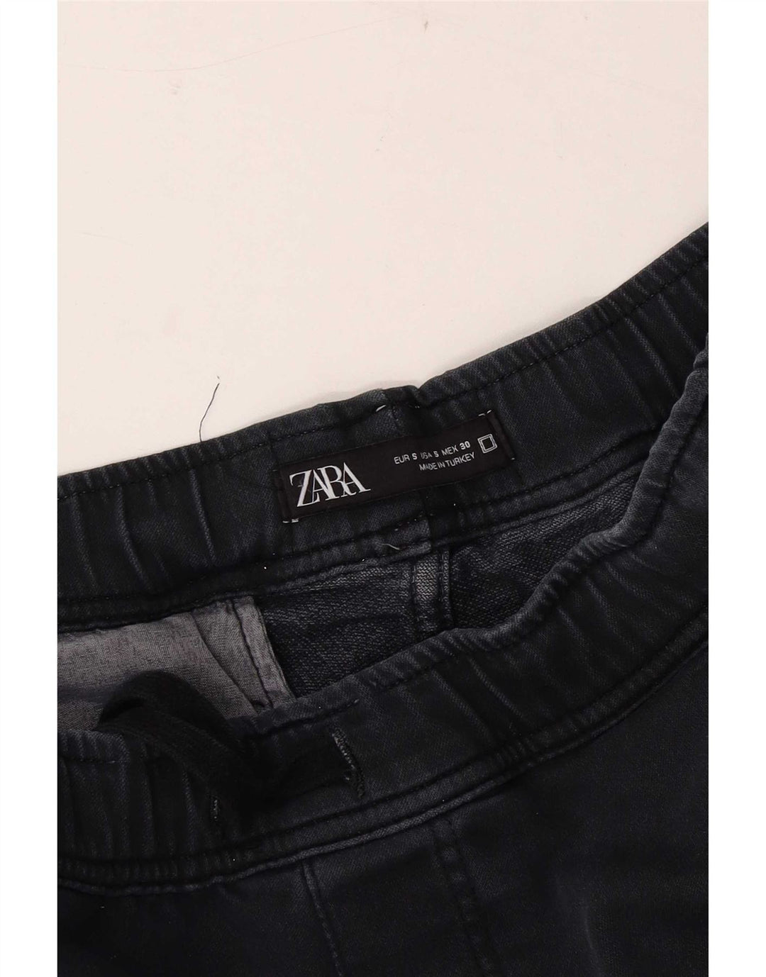 Zara Herre Joggers Cargo Bukser Small W30 L28 Navy Blue
