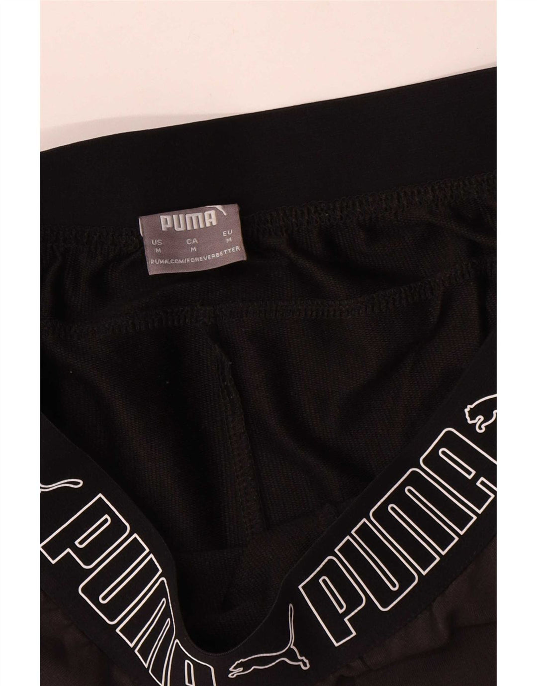 Puma Herre grafiske sportsshorts Medium sort bomuld
