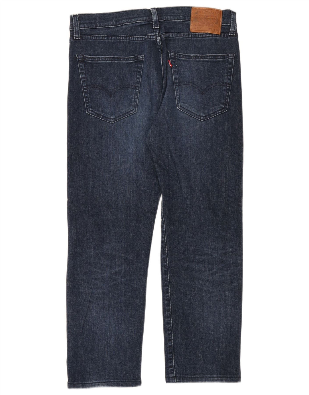 Levi's Herre 502 Tapered Cropped Jeans W30 L25 Blå