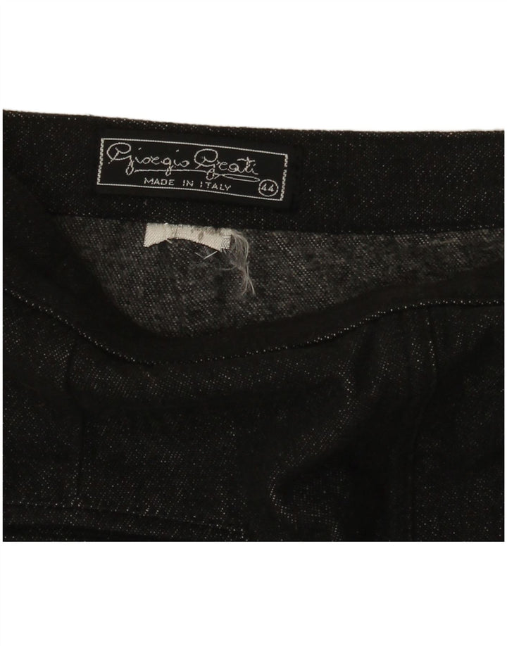 Giorgio Grati Dame Denim Nederdel IT 44 Medium W28 Sort