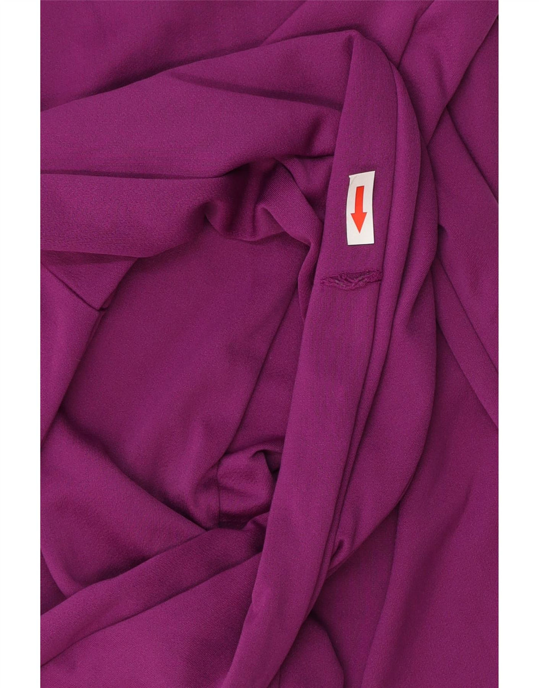 Nike Dame Dri Fit Pullover med lynlås-hals Træningsdragt Top UK 10 Lille Lilla