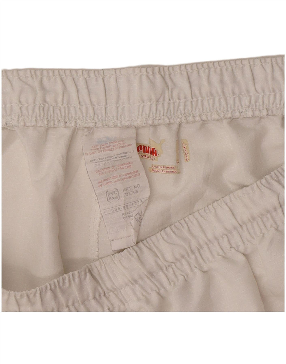 Puma Herre grafiske sportsshorts XL Hvid Colourblock Polyester