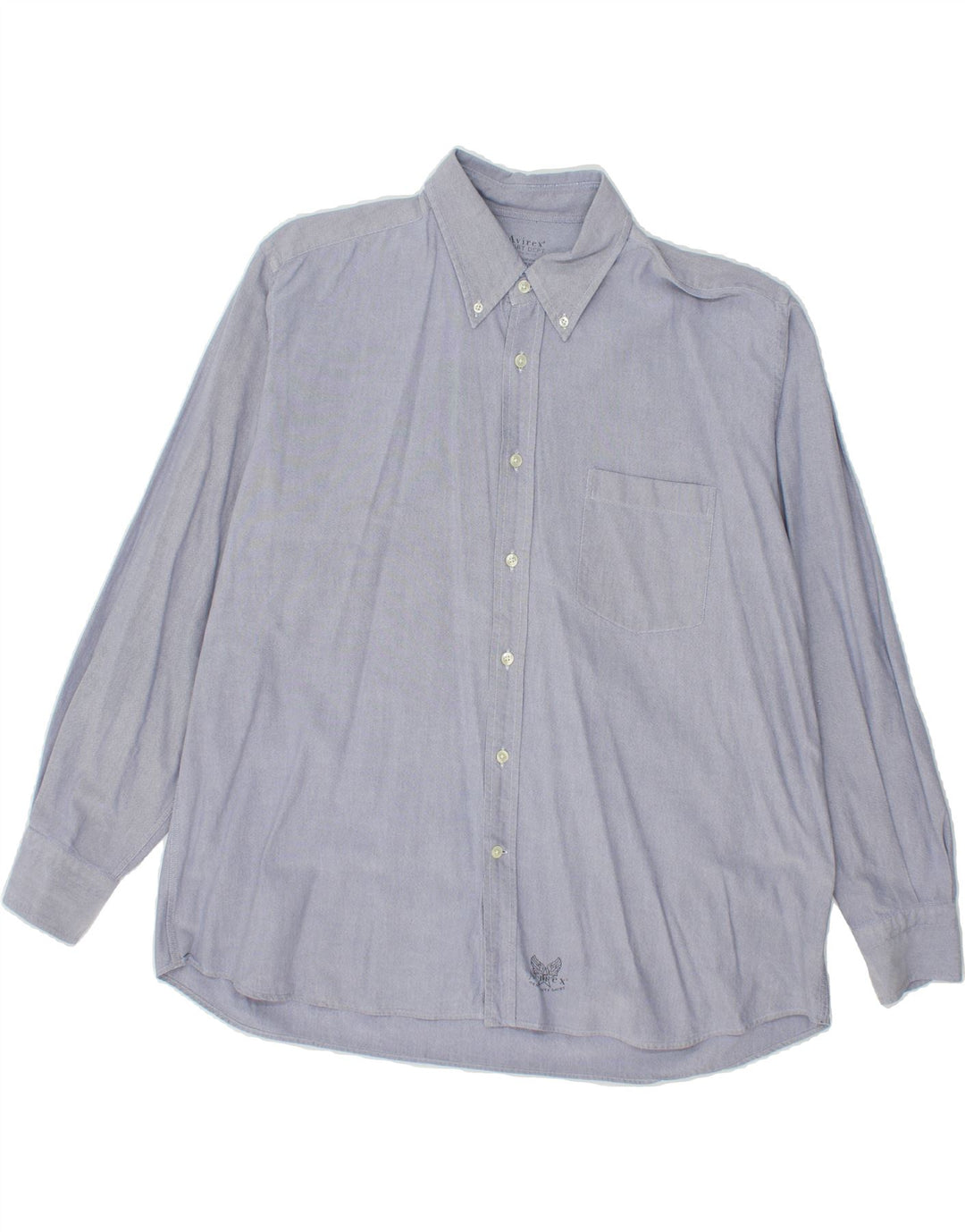 AVIREX Mens Shirt XL Blue Cotton Vintage Avirex and Second-Hand Avirex from Messina Hembry 