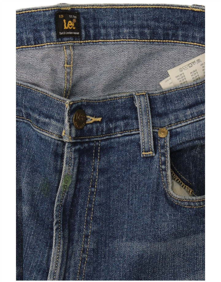 Lee Herre Luke Slim Jeans W36 L32 Blå Bomuld