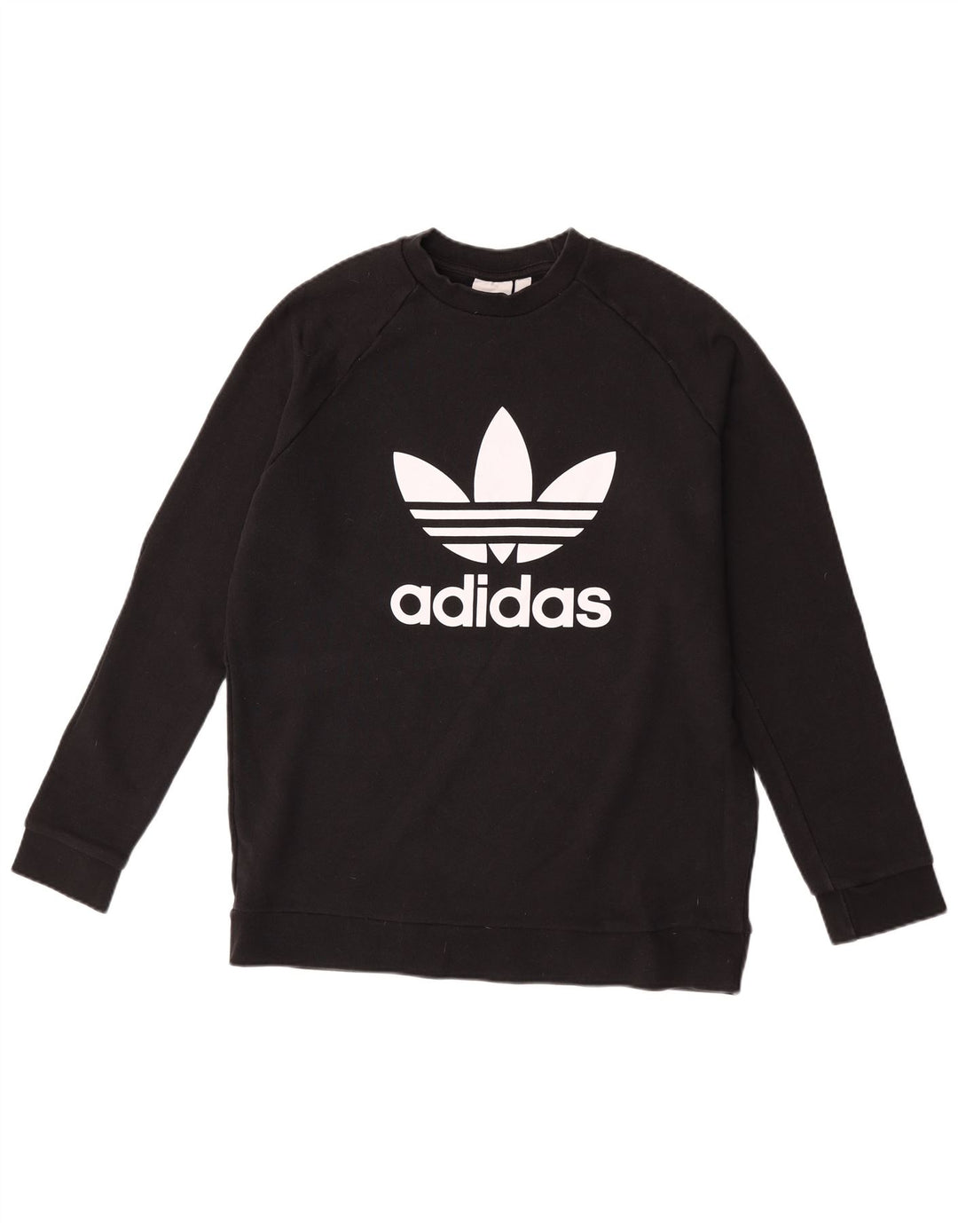 Adidas grafisk sweatshirt til mænd, stor sort bomuld