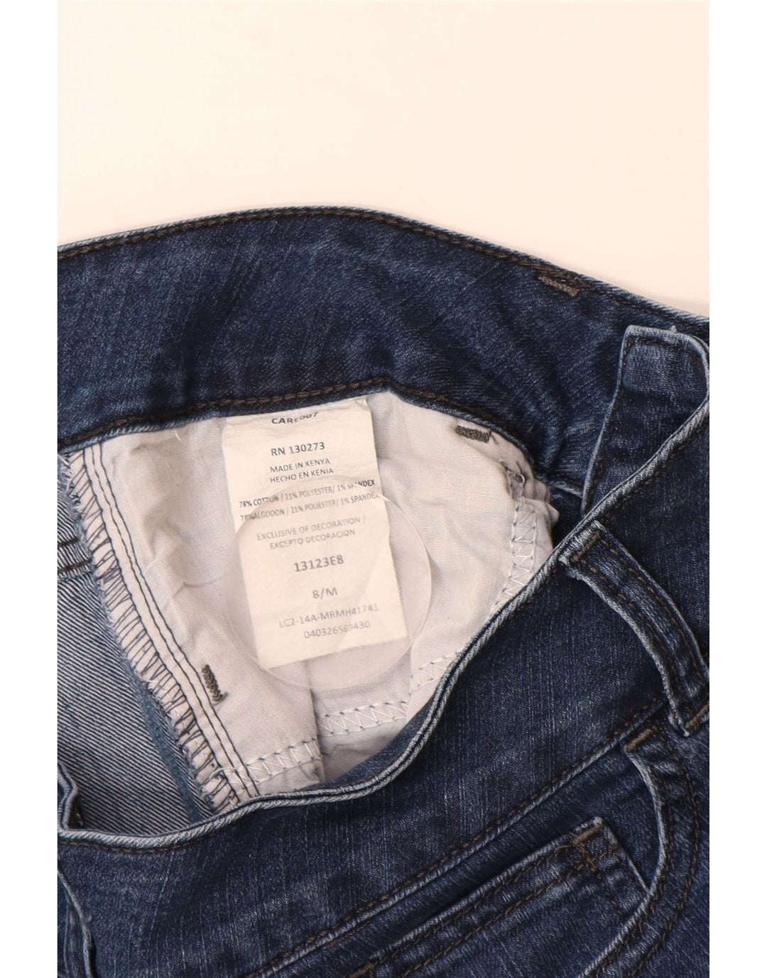 LEE Dame Ryttere Loose Fit Capri Jeans US 8 Medium W28 L18 Blå Bomuld