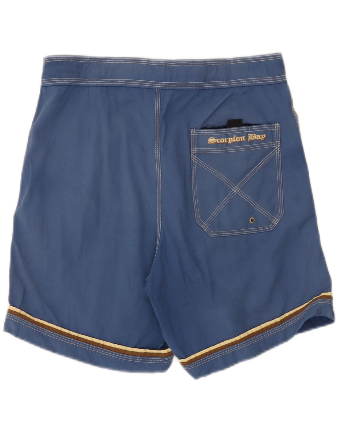 Scorpion Bay Badeshorts til mænd mellemblå bomuld