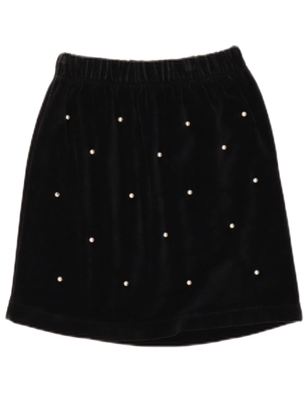 Kenny Womens Velvet Mini Skirt W30 Medium Black Bomuld