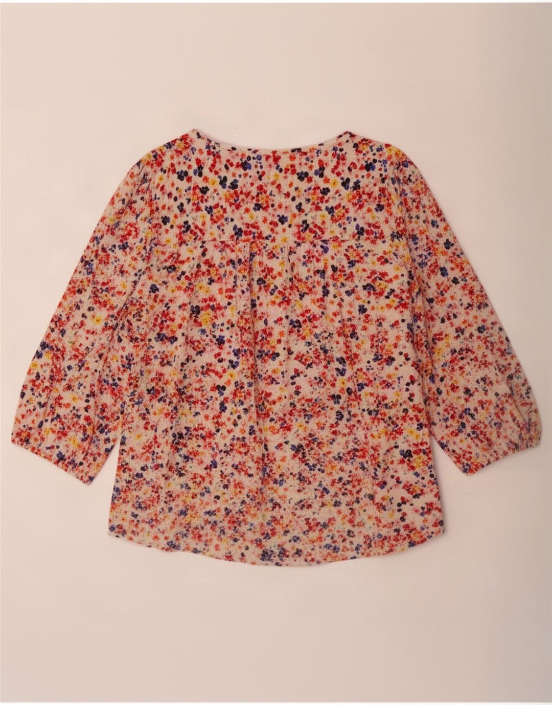 Marks & Spencer damebluse med 3/4 ærmer UK 18 XL Flerfarvet