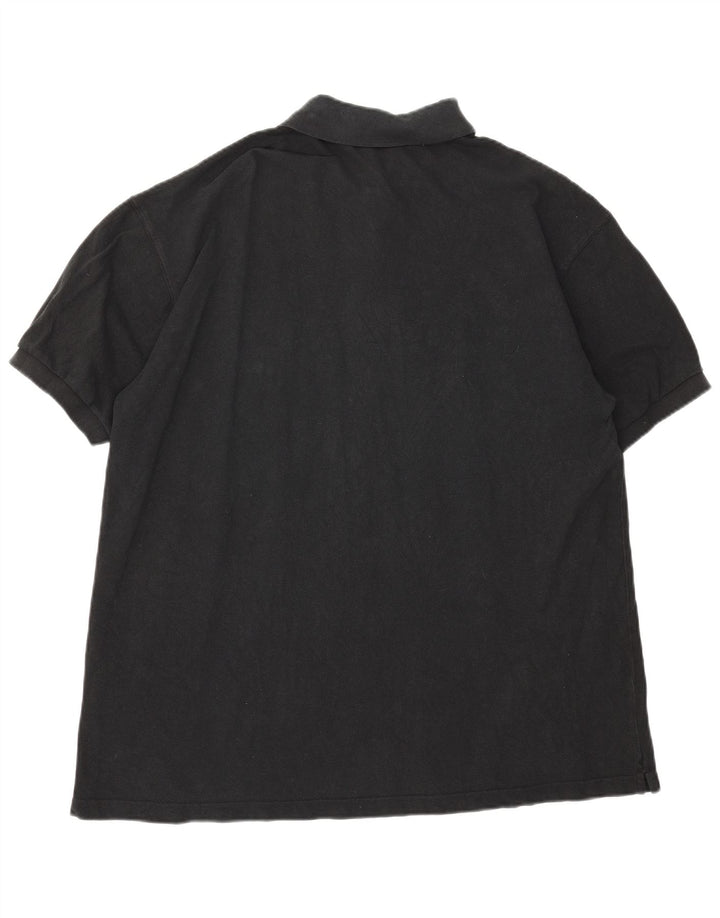 MARLBORO CLASSICS Mens Polo Shirt 3XL Black Cotton
