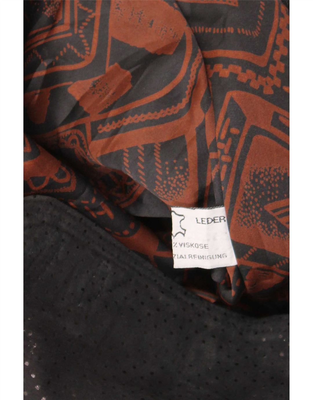 Vintage læderjakke til kvinder UK 14 Medium sort læder