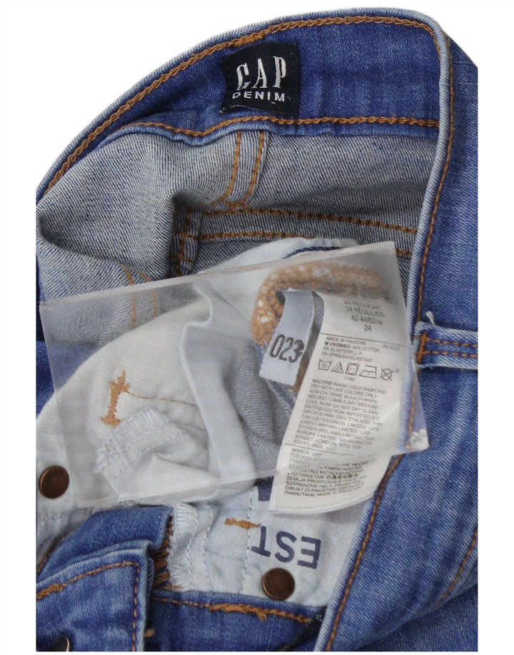 Gap Dame Skinny Jeans W24 L28 Blå Bomuld