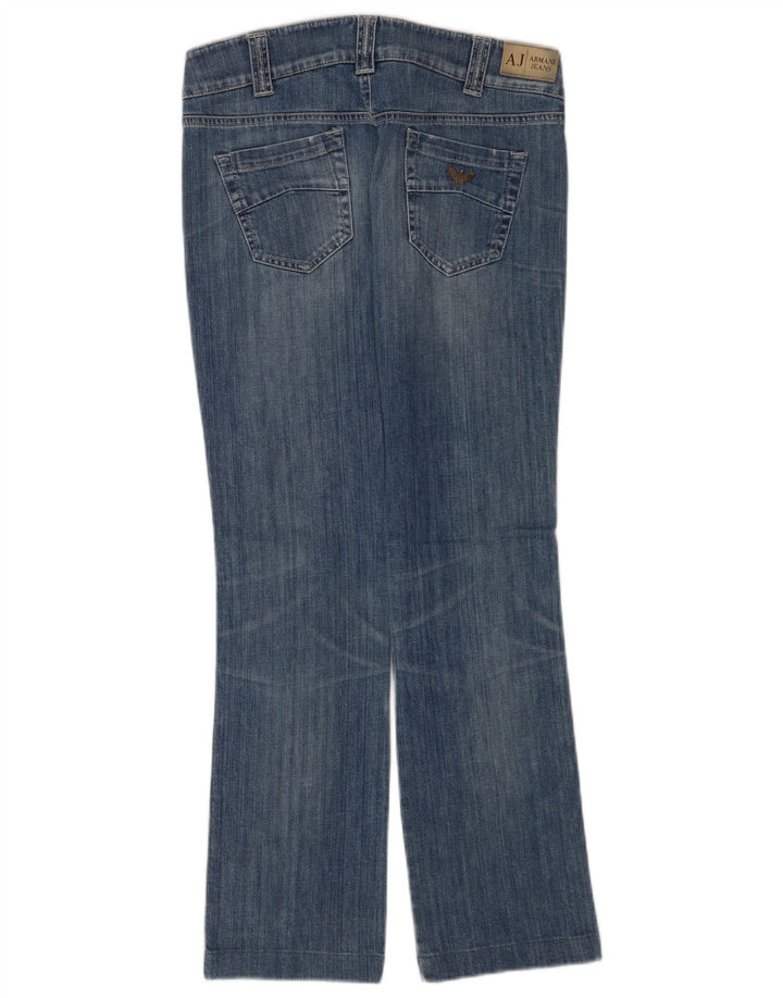 Armani Dame Straight Jeans W28 L30 Blå Bomuld