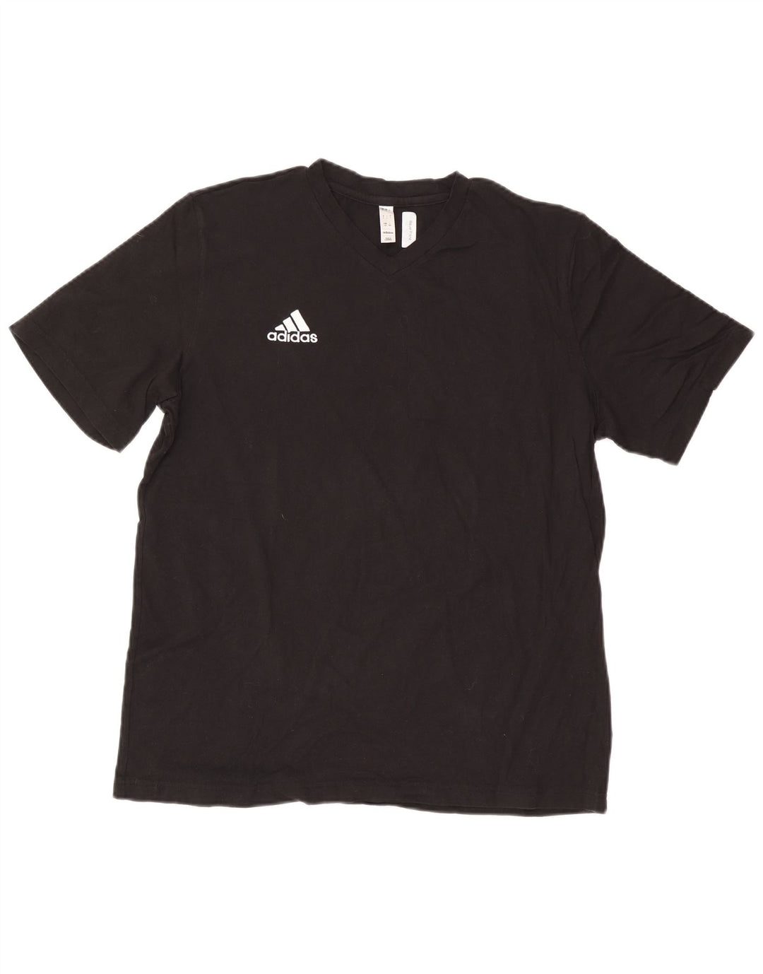 Adidas Herre T-Shirt Top Stor Sort Bomuld