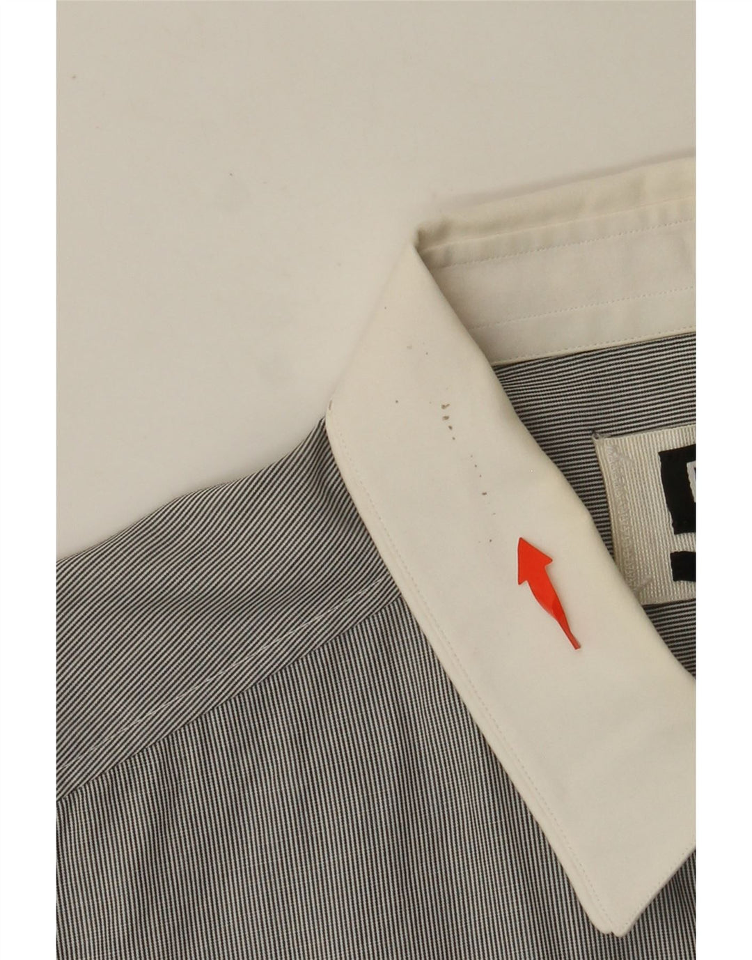 DOLCE & GABBANA Slim Fit skjorte til mænd IT 52, stor grå nålestribet bomuld