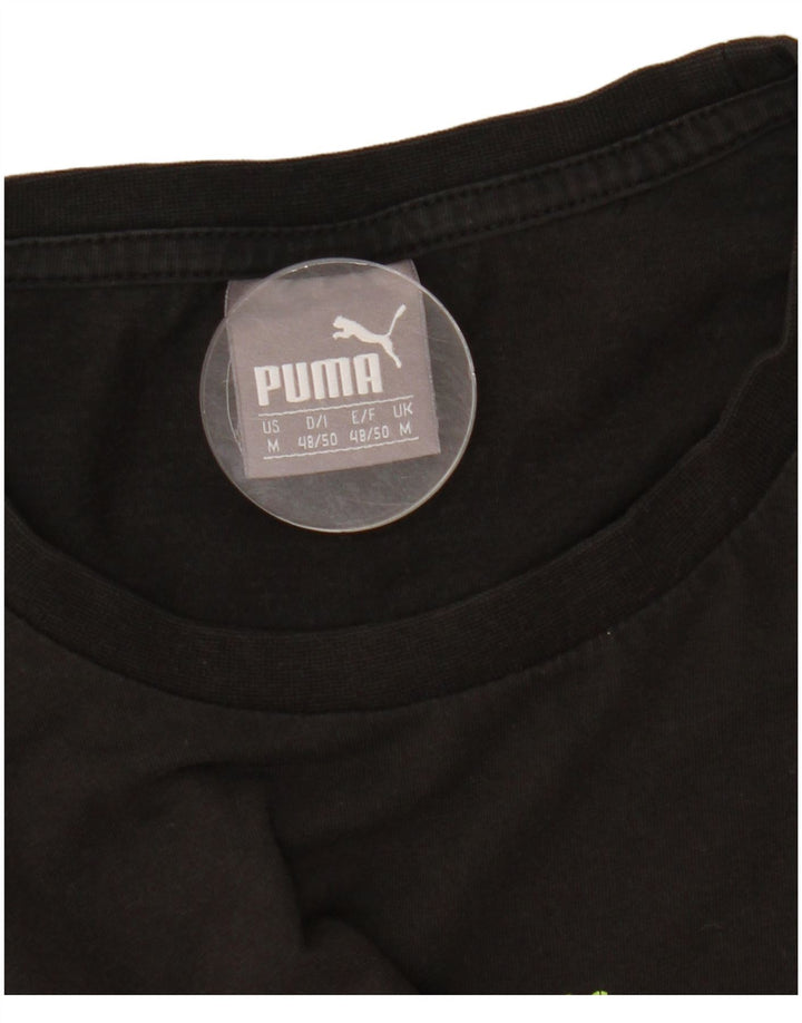 PUMA Grafisk T-shirt til mænd, medium sort