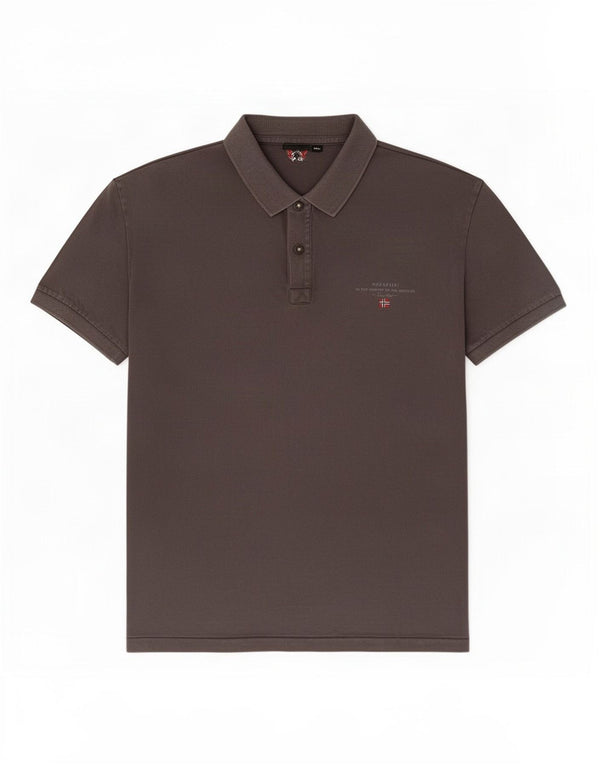 Napapijri herre poloshirt 2XL Grå