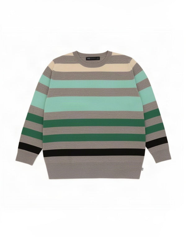 Marks & Spencer Dame Boat Neck Jumper Sweater UK 16 Stor Flerfarvet