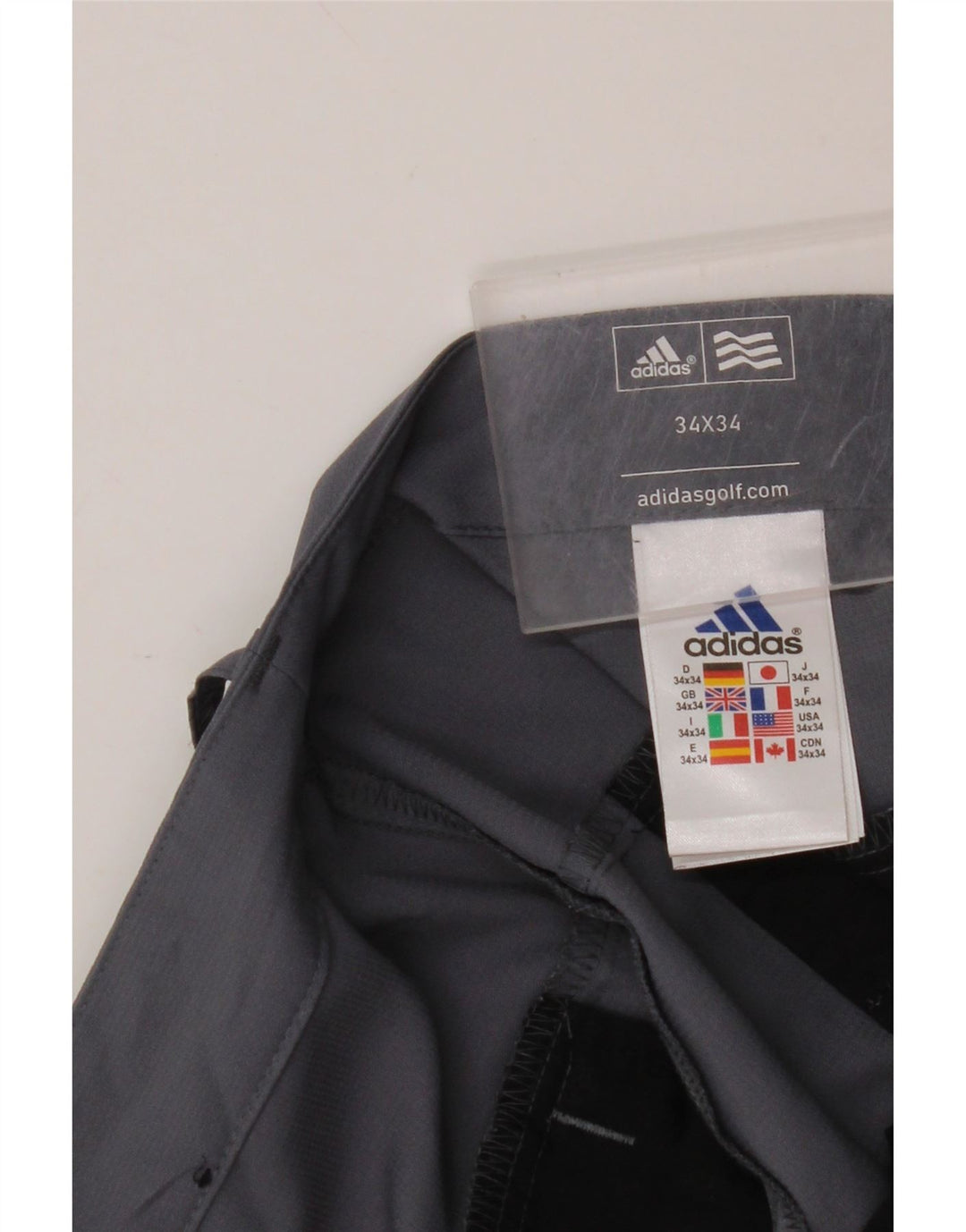 ADIDAS Herre Adizero Lige Chinobukser W34 L34 Blå Polyester