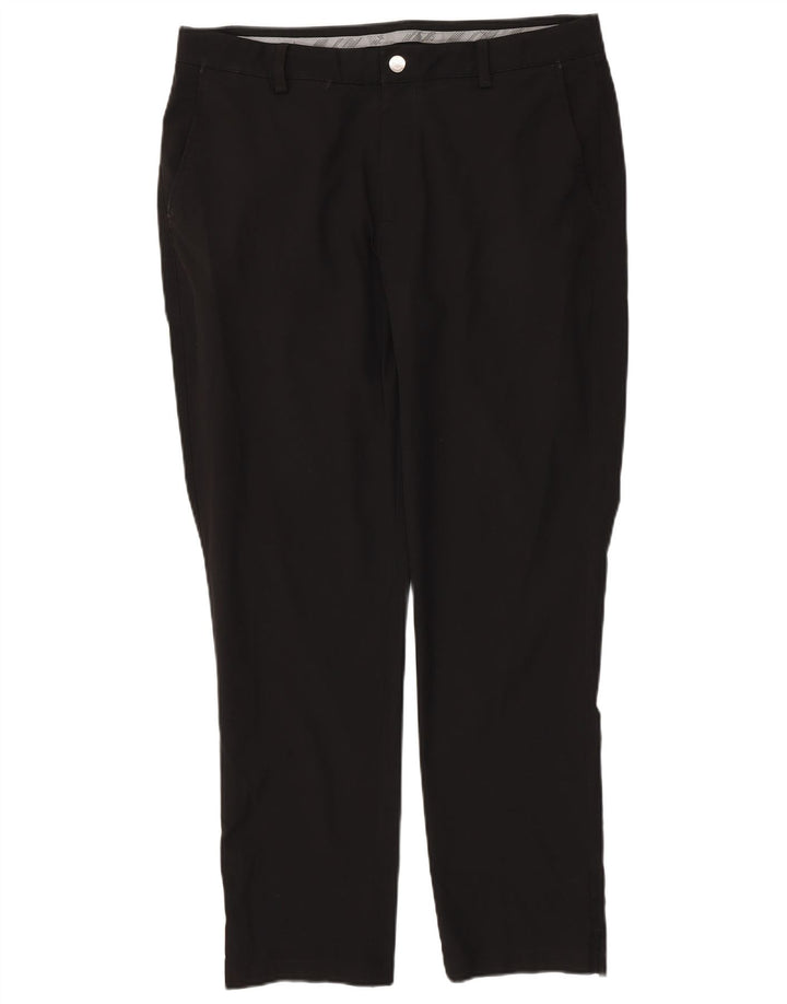 PUMA Slim Chino-bukser til mænd W36 L32 Sort polyester