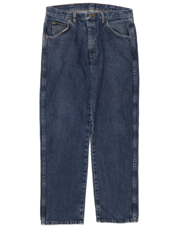 Wrangler Straight Jeans til mænd W34 L30 blå bomuld